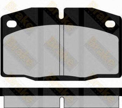 BRAKE ENGINEERING pa372 -  Комплект тормозных колодок, дисковый тормоз